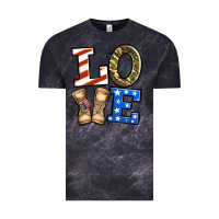 Cloud Black 4th of July Army Love Vintage Tee - Jasminsmagicworld