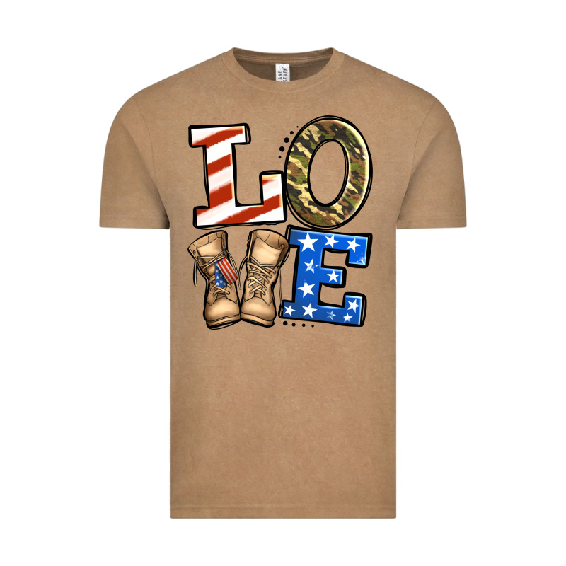4th Of July Army Love Vintage Tee by Jasminsmagicworld | Teevron