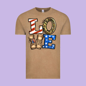 4th Of July Army Love Vintage Tee Designed By Jasminsmagicworld