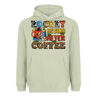 Matcha hockey begins after coffee ado Heavyweight Hoodie - AdoDesignShop