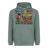 Sage hockey begins after coffee ado Heavyweight Hoodie - AdoDesignShop