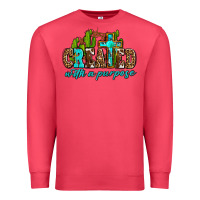 Cardinal created with a purpose Premium Sweatshirt - AdoDesignShop