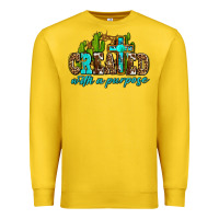 Lemon created with a purpose Premium Sweatshirt - AdoDesignShop