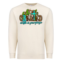 Created With A Purpose Premium Sweatshirt | Teevron