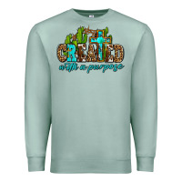 Seafoam created with a purpose Premium Sweatshirt - AdoDesignShop