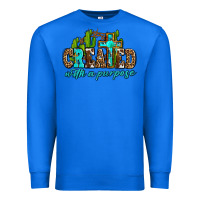 True Royal created with a purpose Premium Sweatshirt - AdoDesignShop
