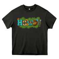 Asphalt Western Howdy Heavy Core Tee - texasbilliewilder