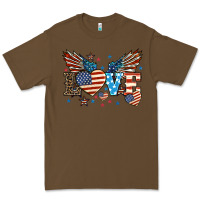 Cacao Love America wings 4th of july Premium Tee - HowdyJamesFarm