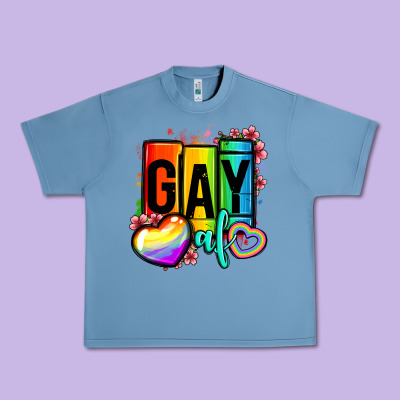 Gay Af Urban Heavy Tee Designed By Oliviacreatesart