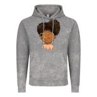 Cloud Rock black girl Vintage Hoodie - FaDigitalArtStudio