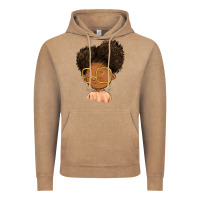 Vintage Coffee black girl Vintage Hoodie - FaDigitalArtStudio