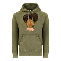 Vintage Olive black girl Vintage Hoodie - FaDigitalArtStudio