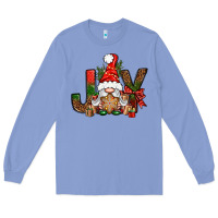 Colony Blue joy christmas with gnome bbs Long Sleeve Tee - BundleAndBundleShop