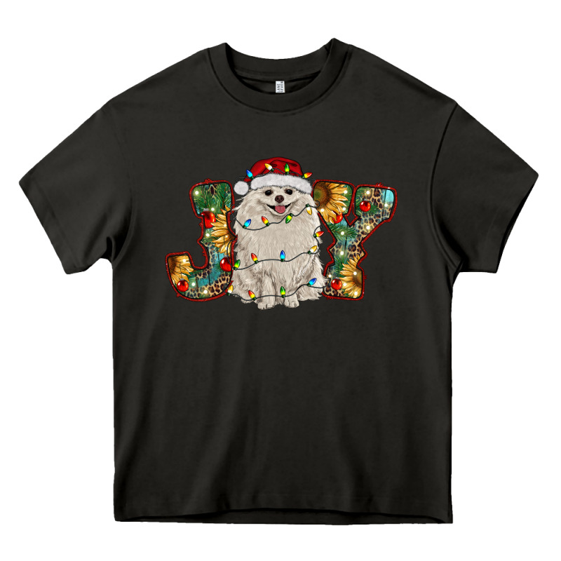 Pomeranian Christmas Joy Heavy Core Tee by RanaPortraitStore | Teevron