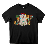 Black pomeranian christmas joy Heavy Core Tee - RanaPortraitStore