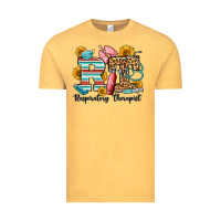 Vintage Mustard respiratory therapist western Vintage Tee - OliviaCreatesArt