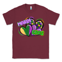 Mardi Gras Heart Classic Tee | Teevron