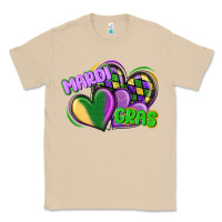 Mushroom mardi gras heart Classic Tee - CowGirlArtShop