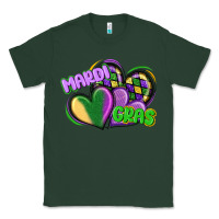 Sports Green mardi gras heart Classic Tee - CowGirlArtShop