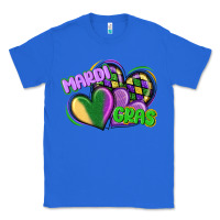 True Royal mardi gras heart Classic Tee - CowGirlArtShop