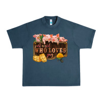 Midnight Navy just a girl who loves pig olivia Urban Heavy Tee - OliviaCreatesArt