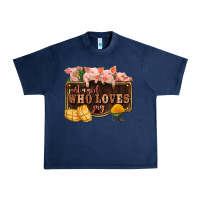 Navy just a girl who loves pig olivia Urban Heavy Tee - OliviaCreatesArt