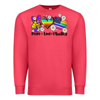 Cardinal peace love  equality Premium Sweatshirt - AdoDesignShop