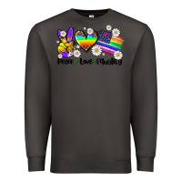 Smoke peace love  equality Premium Sweatshirt - AdoDesignShop