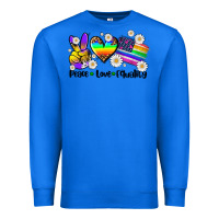 True Royal peace love  equality Premium Sweatshirt - AdoDesignShop