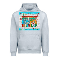 Heather Grey birthday boy to level up Urban Hoodie - JahusDesignShop