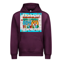 Mauve Wine birthday boy to level up Urban Hoodie - JahusDesignShop
