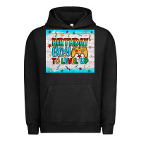 Pigment Black birthday boy to level up Urban Hoodie - JahusDesignShop