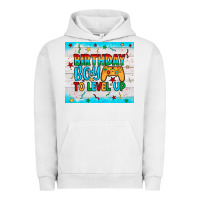 Pigment Lunar Rock birthday boy to level up Urban Hoodie - JahusDesignShop