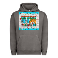 Pigment Tornado birthday boy to level up Urban Hoodie - JahusDesignShop