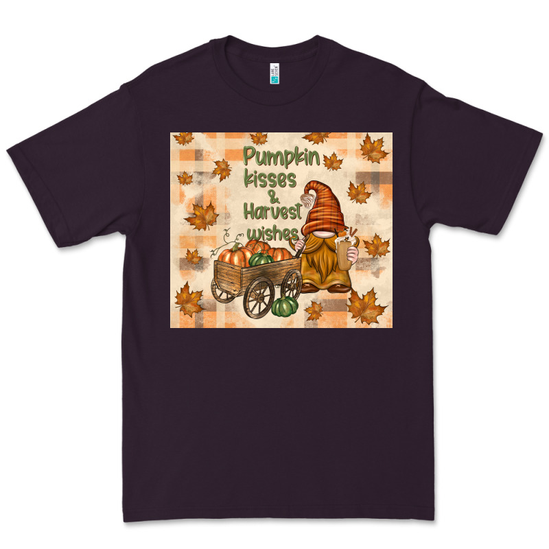 Pumpkin Kisses And Harvest Wishes Premium Tee by TumblerDesignByShophia | Teevron