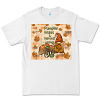 White pumpkin kisses and harvest wishes Premium Tee - TumblerDesignByShophia