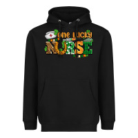 Black one lucky nurse Heavyweight Hoodie - AdoDesignShop