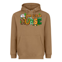 Toasted Coconut one lucky nurse Heavyweight Hoodie - AdoDesignShop