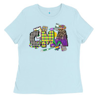 Baby Blue cma mardi gras certified medical assistant Ladies Tee - CowGirlArtShop