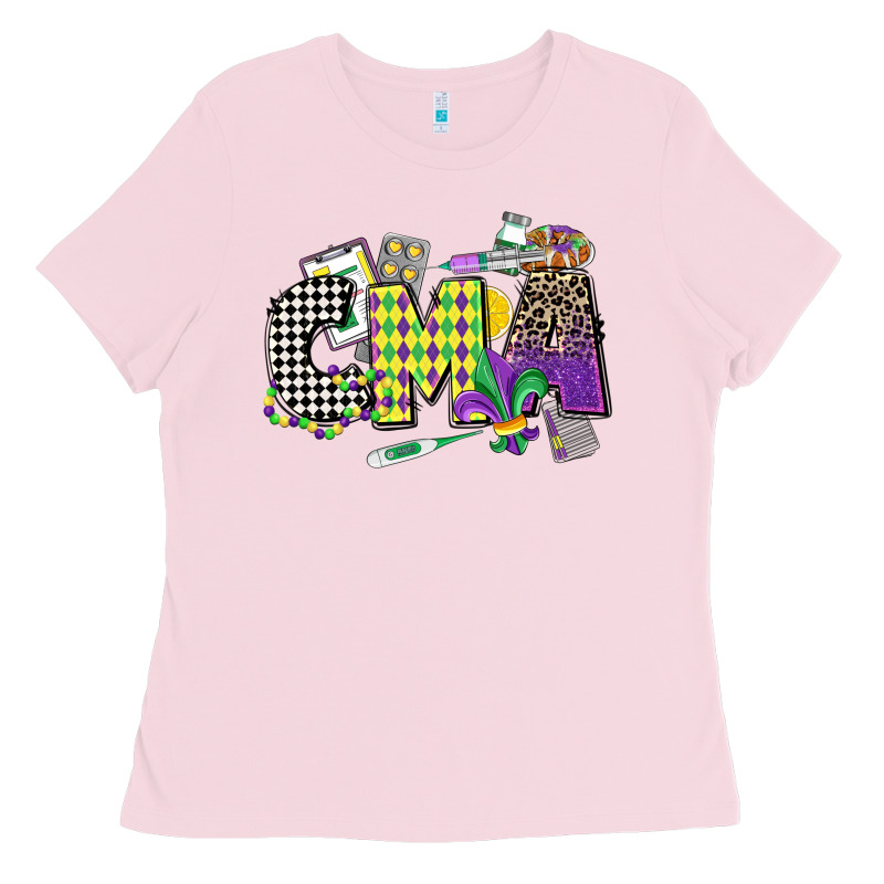 Cma Mardi Gras Certified Medical Assistant Ladies Tee by CowGirlArtShop | Teevron