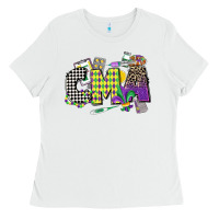 White cma mardi gras certified medical assistant Ladies Tee - CowGirlArtShop