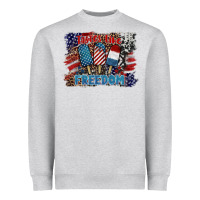 Heather Grey tastes like freedom Heavyweight Sweatshirt - BarkalooDesign