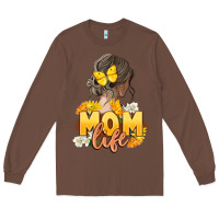 Chestnut Mom life Mother's Day Long Sleeve Tee - FaDigitalArtStudio