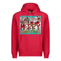 Cardinal merry Christmas Premium Hoodie - CowhideDigitalArt