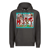 Smoke merry Christmas Premium Hoodie - CowhideDigitalArt