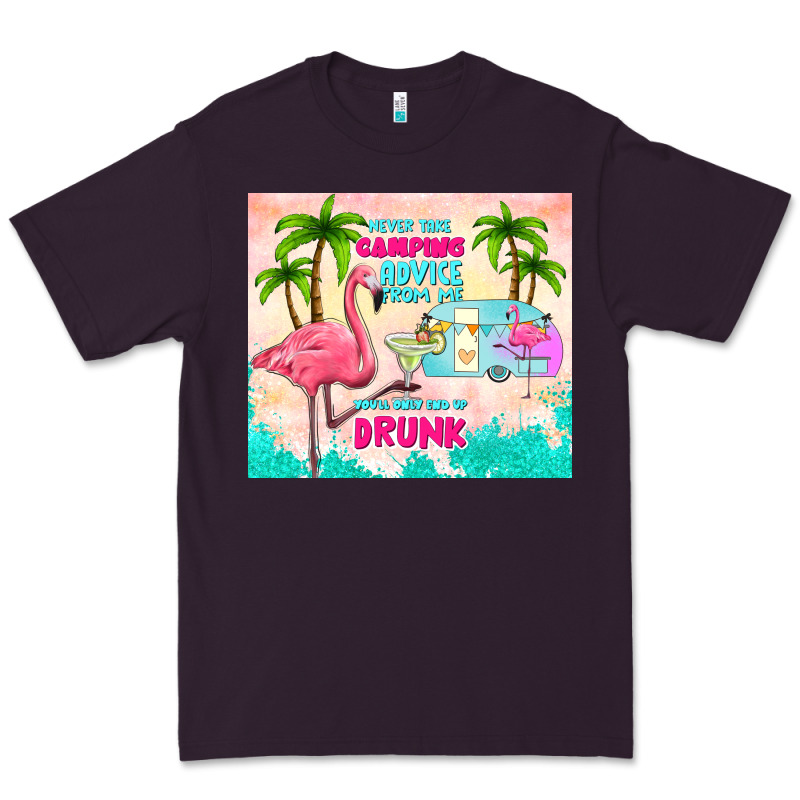Never Take Camping Advice From Me Premium Tee by TumblerDesignByShophia | Teevron