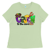 Matcha cajun to the core mardi gras Ladies Tee - CowGirlArtShop