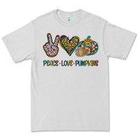 Dove Grey Peace Love Pumkins Premium Tee - Jasminsmagicworld