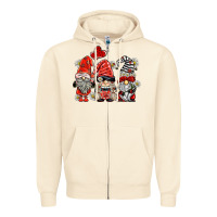 Sandshell ladybug  gnomies Zipper Hoodie - BarkalooDesign