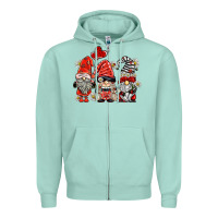 Ladybug  Gnomies Zipper Hoodie | Teevron